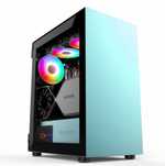 Carcasa pro gaming myrmidon argb mini tower verde