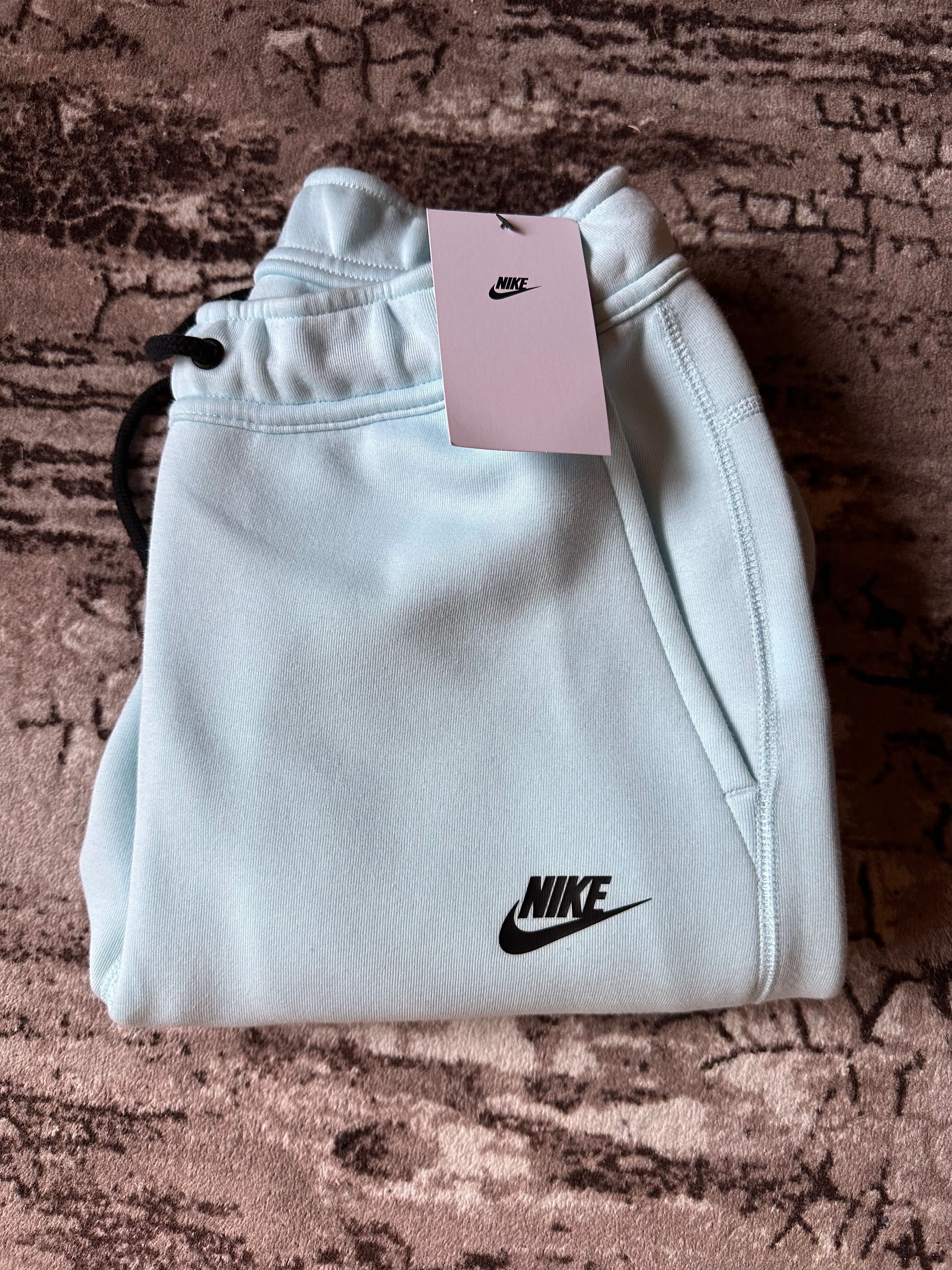 Nike tech fleece долнище-синьо