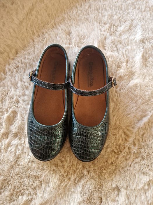 Pantofi verzi fetite, flex system nr. 30