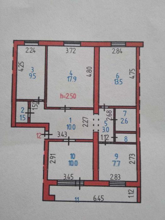 Продам 4х комнатную квартиру