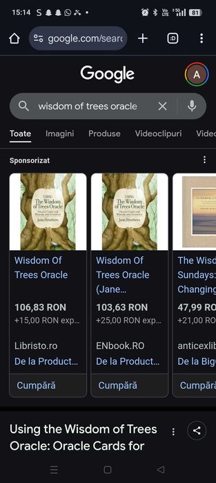Oracol Wisdom of trees oracle