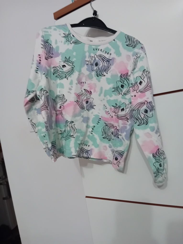 Bluza unicorn pentru fetite