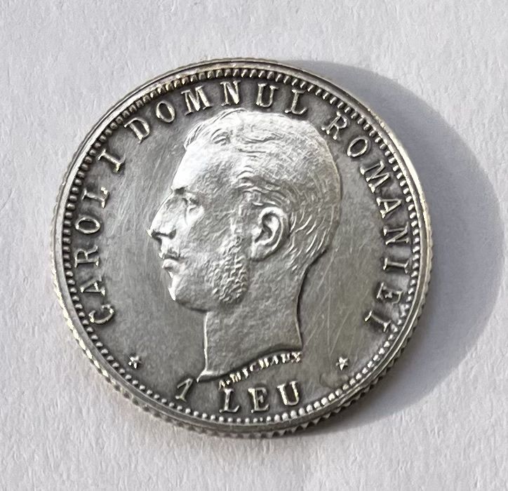 1 LEU 1906 UNC cu PUNCT  RARA !