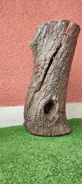 Дървена лед лампа / ръчна изработка /