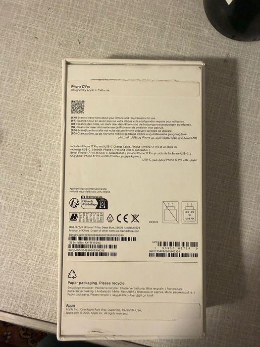 Iphone 17 pro 256gb nou liber de retea