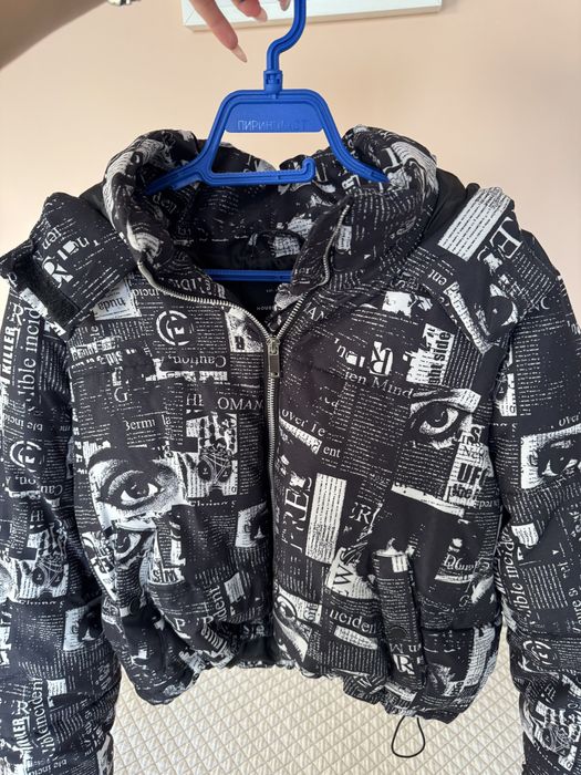 Черно зимно яке