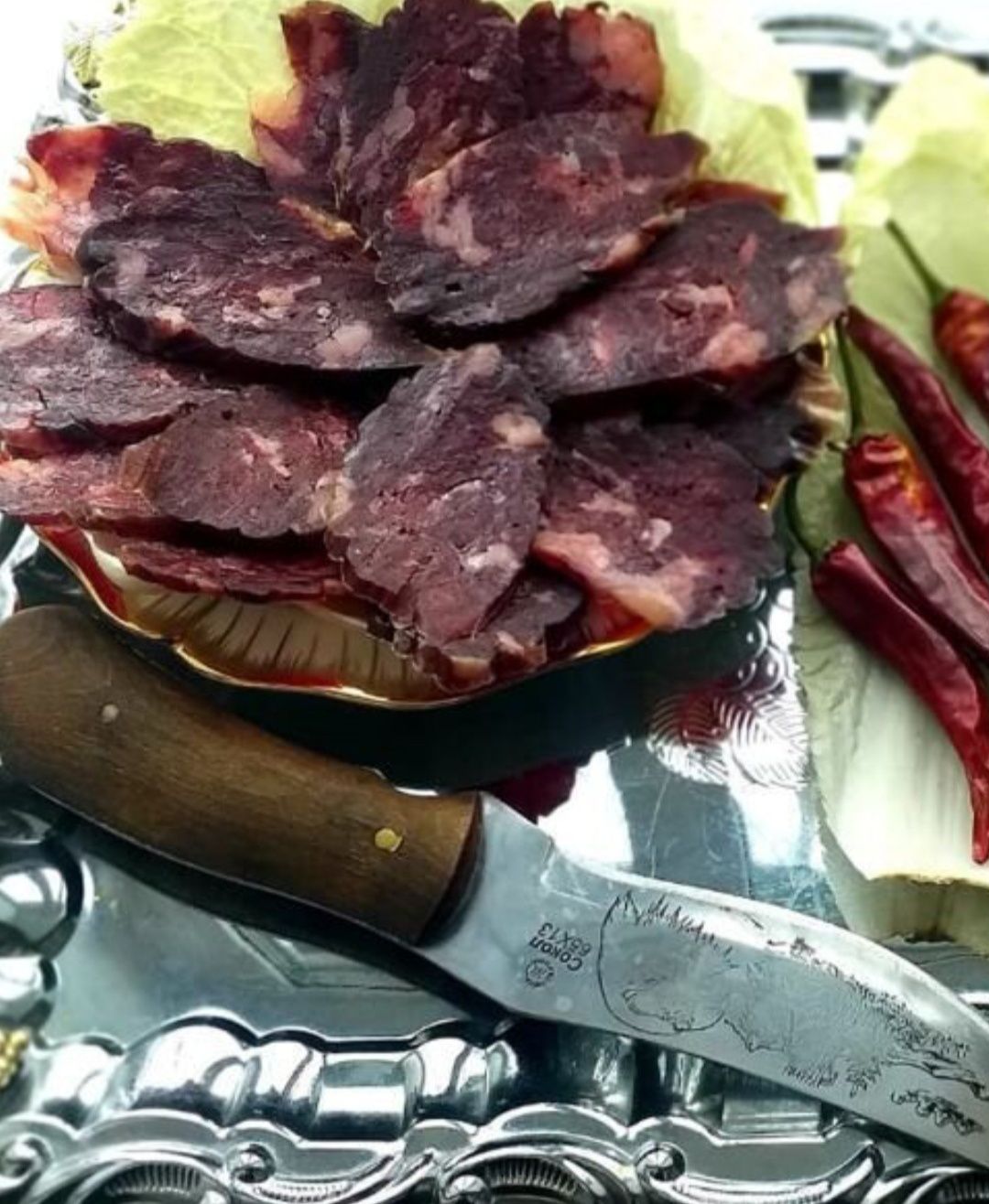 Колбаса сыровяленая из конины,(халяль)