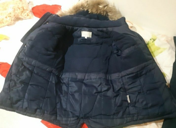 Зимняя куртка на мальчика 128см