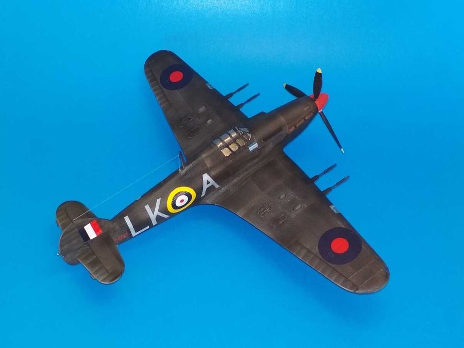 самолёт конструктор сборная модель Хокер Харикейн 1/72 Англия