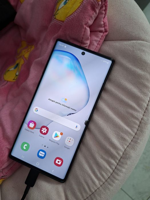 Vând Samsung Galaxy note 10+ cu ecran defect
