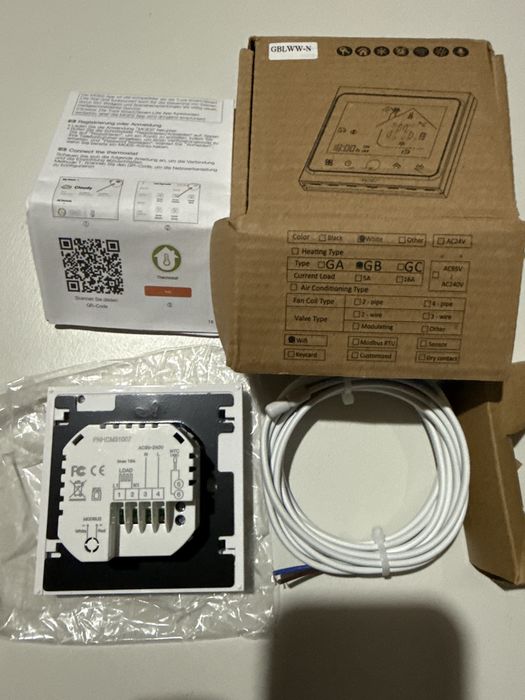 Termostat Wifi Smart MoesGo Alexa Google centrala,boiler,incalzire,gaz