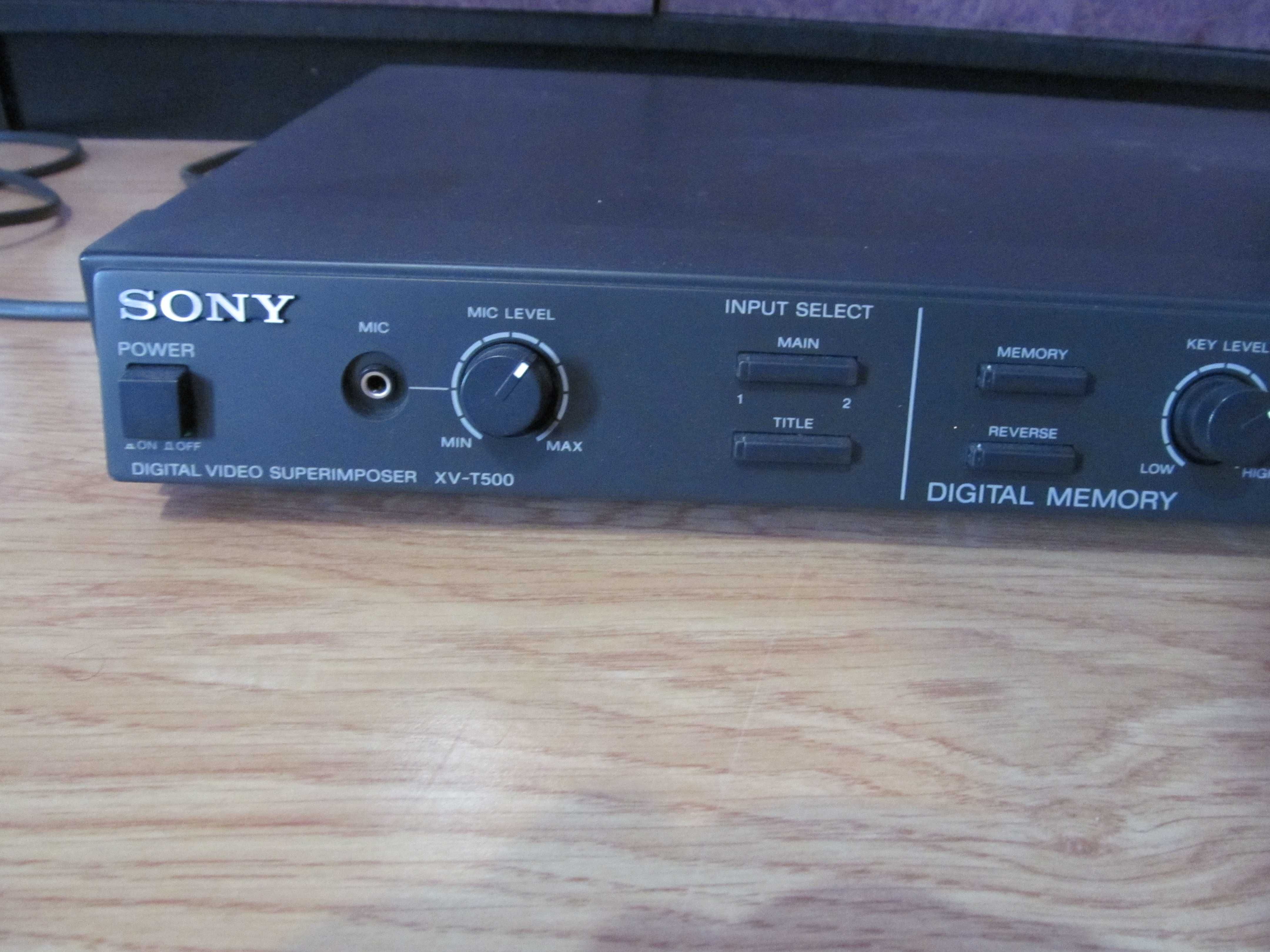 Sony XV-T500 editor digital video