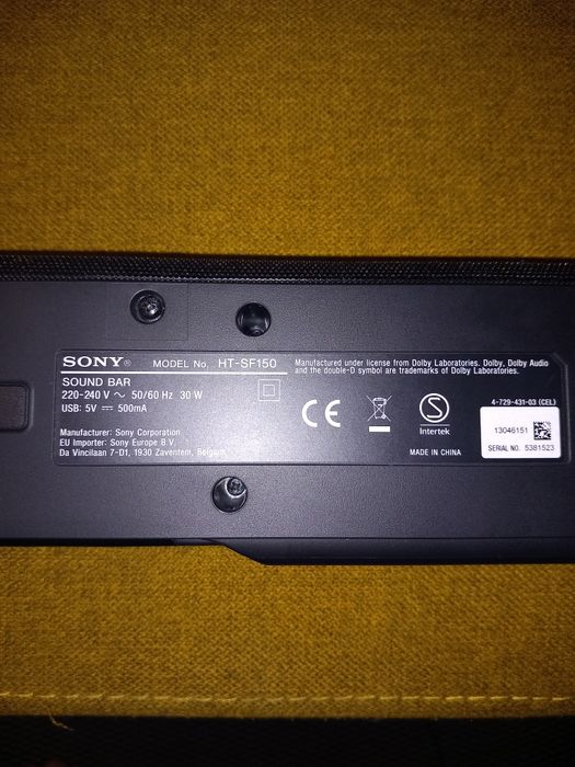 Sony soundbar impecabil sunet și estetic  + telecomanda