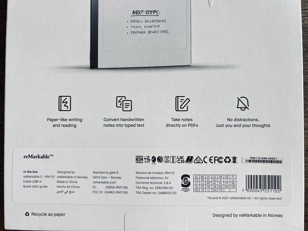 reMarkable 2 Paper Tablet