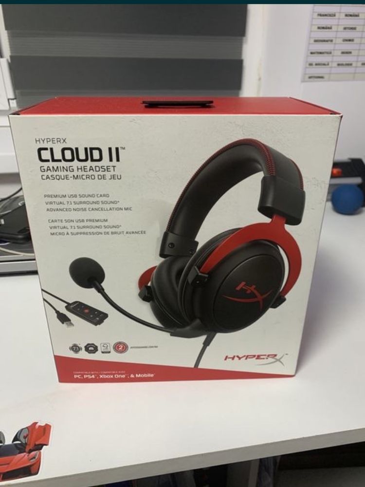 Caști gaming HyperX Cloud II