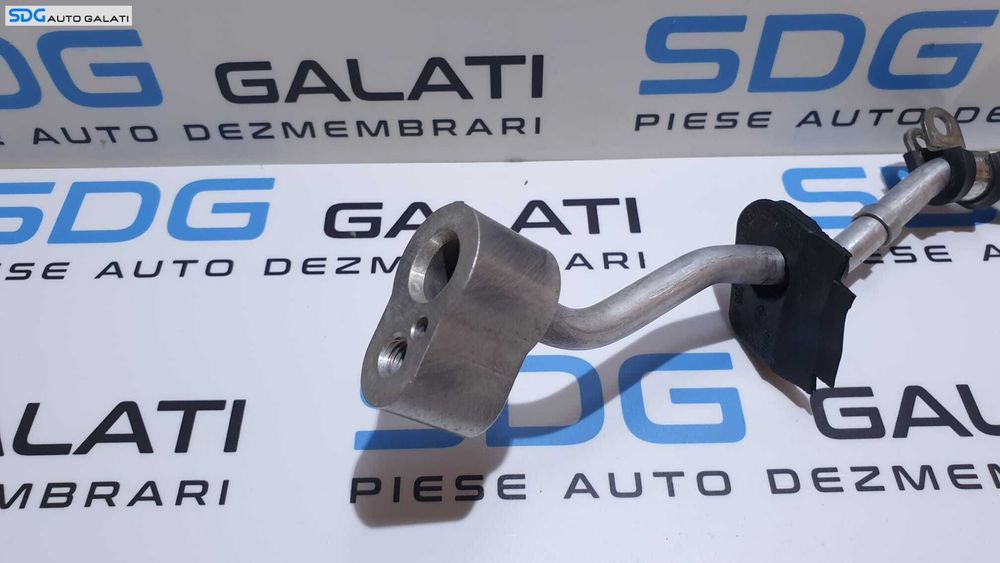 Furtun Conducta Compresor Radiator AC Aer Conditionat Clima cu Senzor Presiune Audi Q7 3.0 TDI 2007 - 2015 Cod 7L6820741G 1J0959126