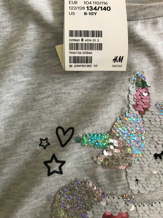 Нова  рокля с пони H&M за момиченце