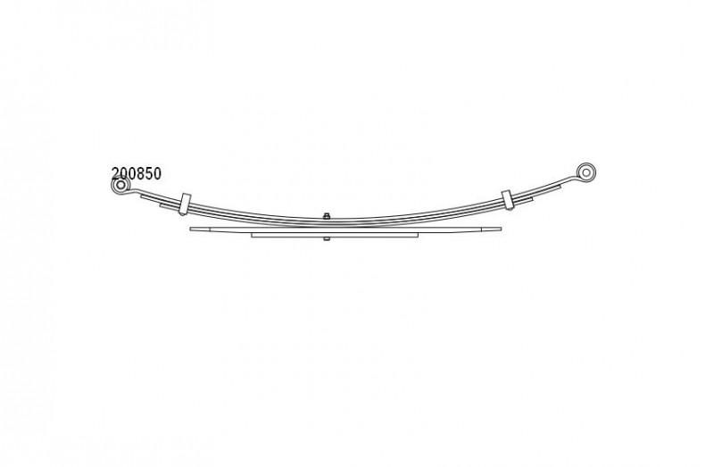 Foaie de arc Ford RANGER ER, EQ 1998-2006 1020085000