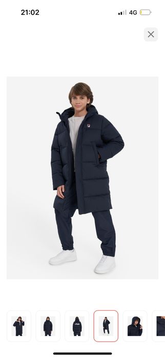 Куртка зимняя FILA 134-140 рост