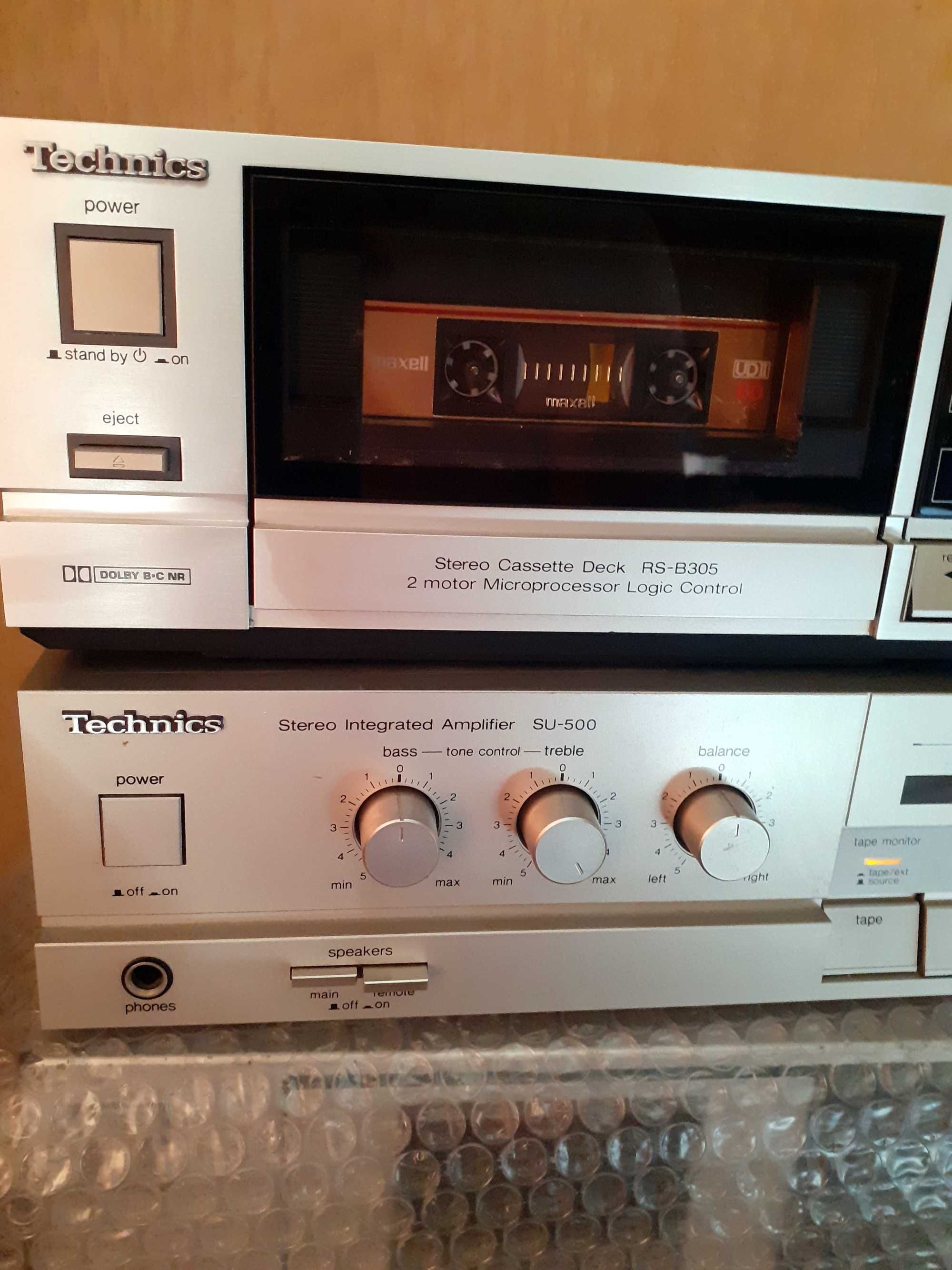 Дек и усиловател Technics - комплект като нови.  ПРОМОЦИЯ.
