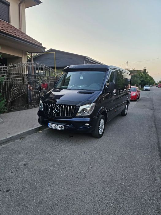 Mercedes-Benz Sprinter 319 V6 doka mixt 5 locuri full duba furgon 7G-tronic / V6 / Bixenon / Navi /Piele