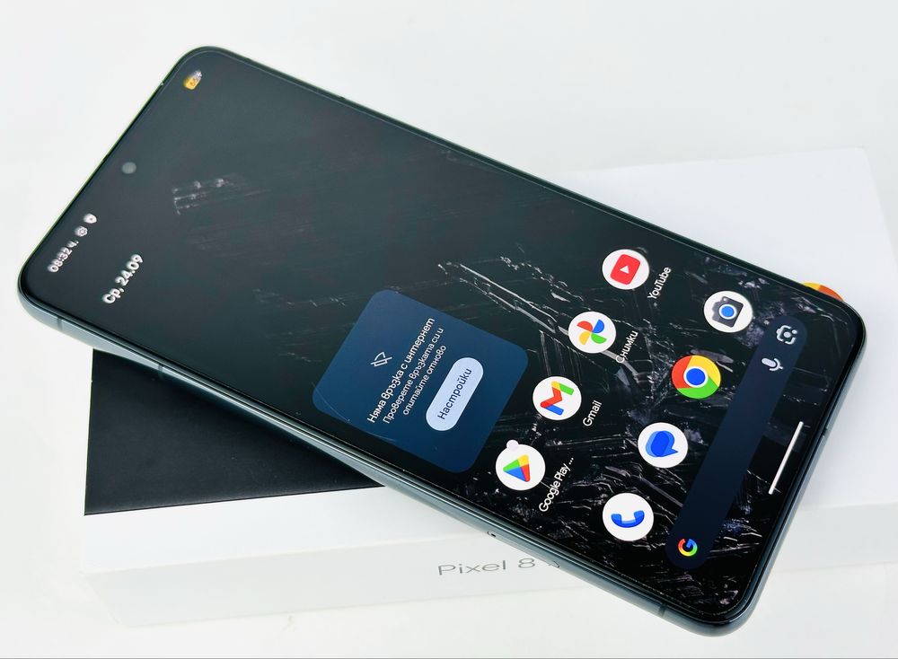 Google Pixel 8 Pro 5G 256GB 12RAM Obsidian Перфектен! Гаранция!