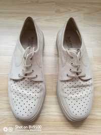 Pantofi de vară cu perforații 42,5 (8,5), solidus, piele ext. int.