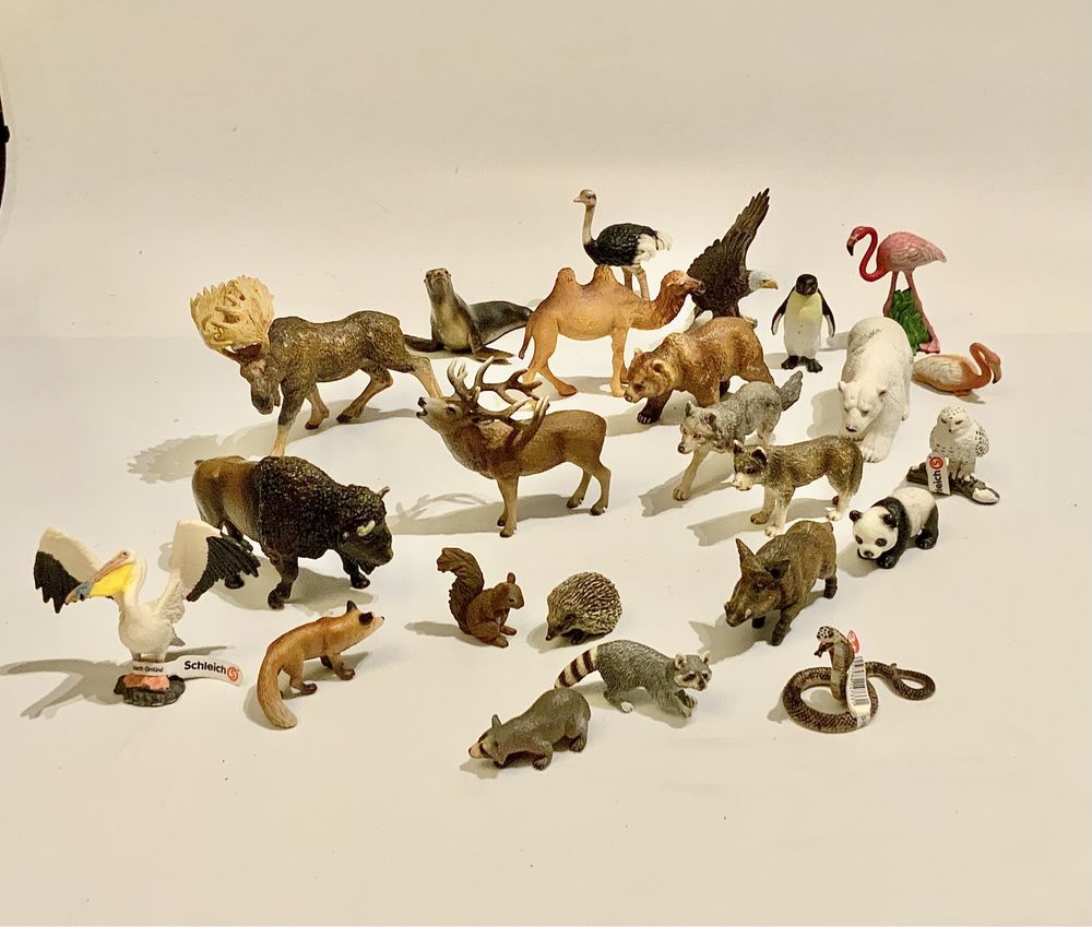 colectie  figurine Schleich / Papo animale salbatice raritati
