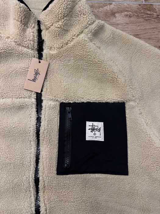 Stussy sherpa fleece яке