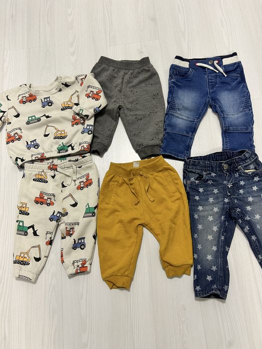 Lot trening, pantaloni sport si blugi marimea  6/9 luni(74)