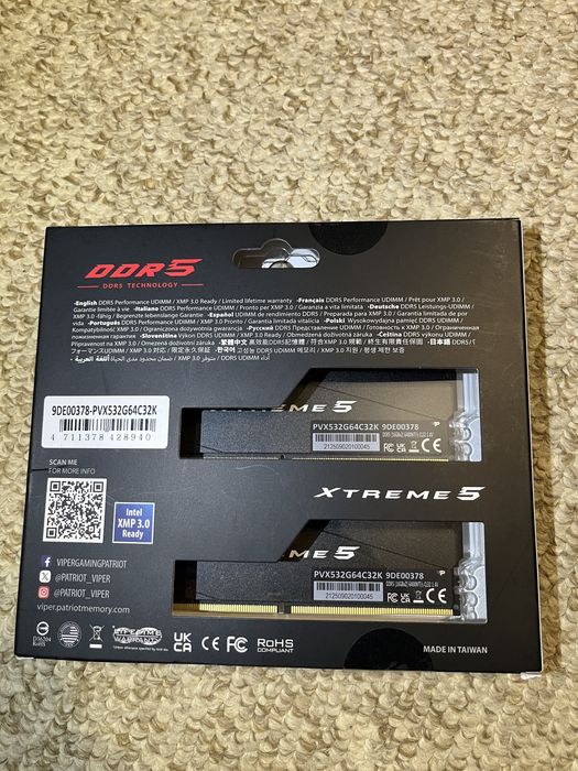 Patriot Viper Extreme 5 32Gb 6400 cl32