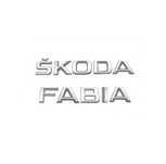 Set embleme SKODA FABIA  emblema stema sigla sticker inscriptii litere