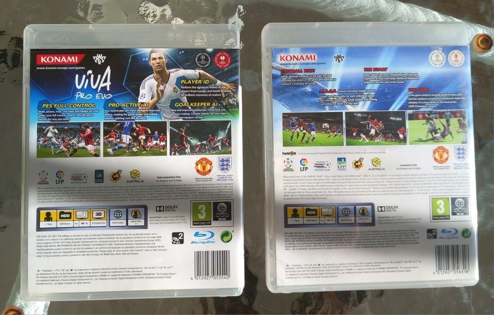 Две игри за PS3 - PES 2013 и 2014