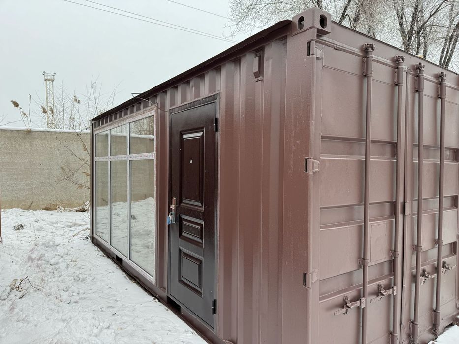 Утепленный контейнер/бытовка/офис/столовая/пост охраны/павильон