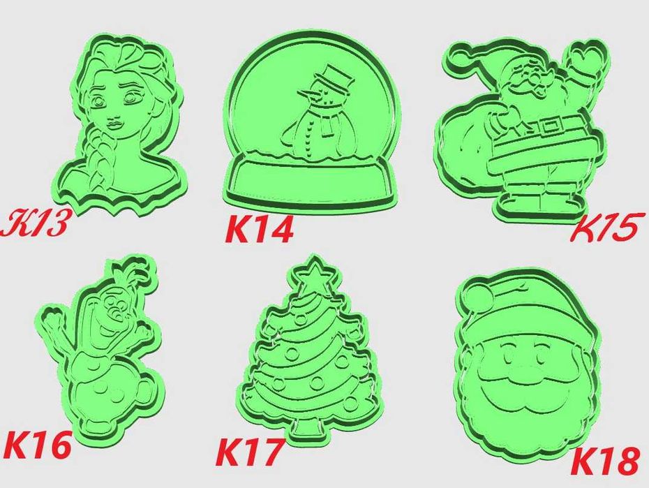 Формички за бисквити /сладки за Коледа