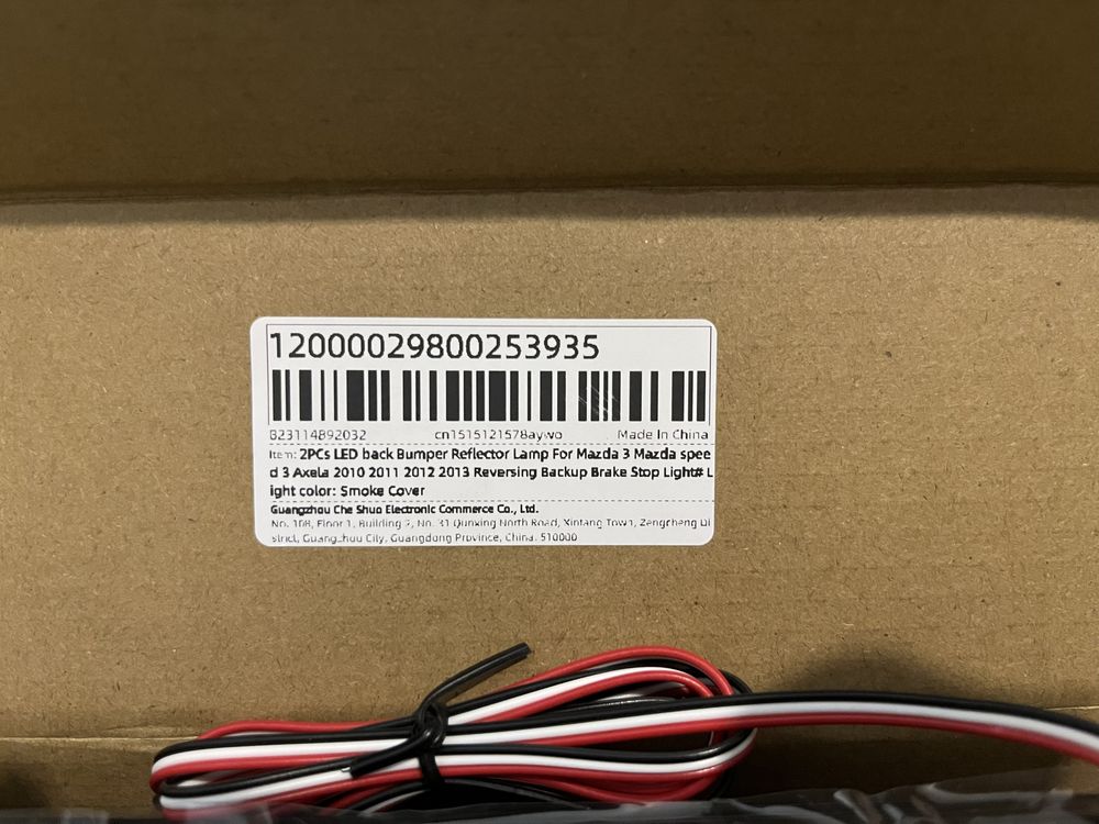 Stopuri iluminate bara spate Mazda 3 speed 2010-2013