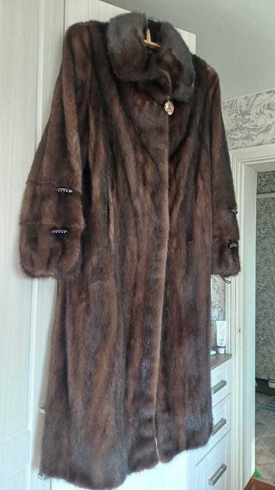 Шуба норка б/у 56р.р