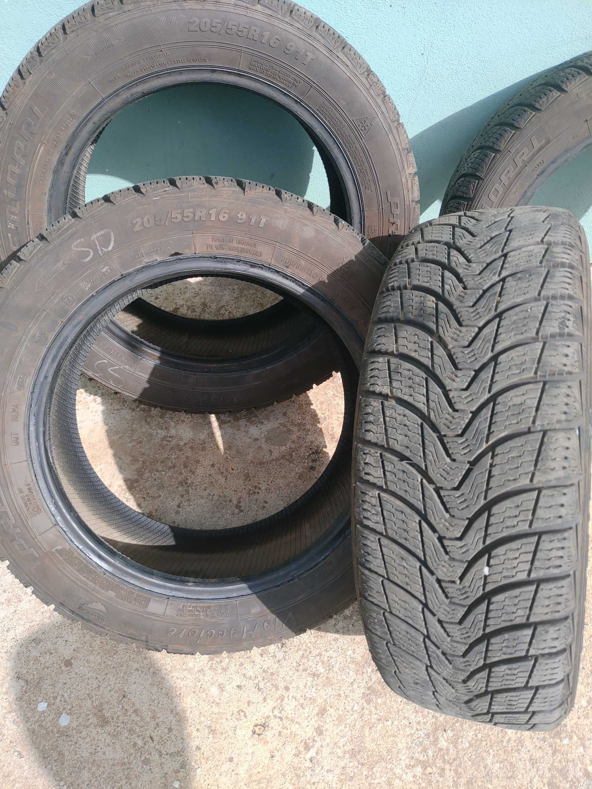 Anvelope iarnă ca noi 205/55 r16 +planetara golf 5