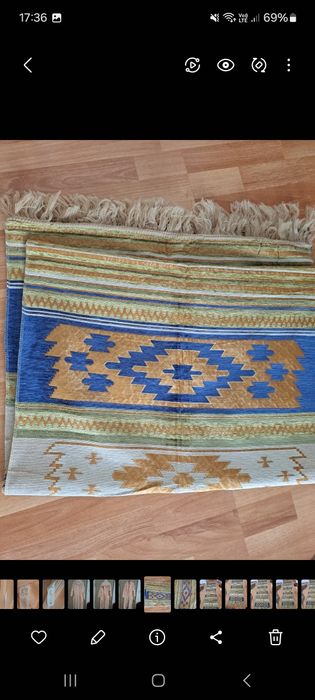 Covor oriental, subțire