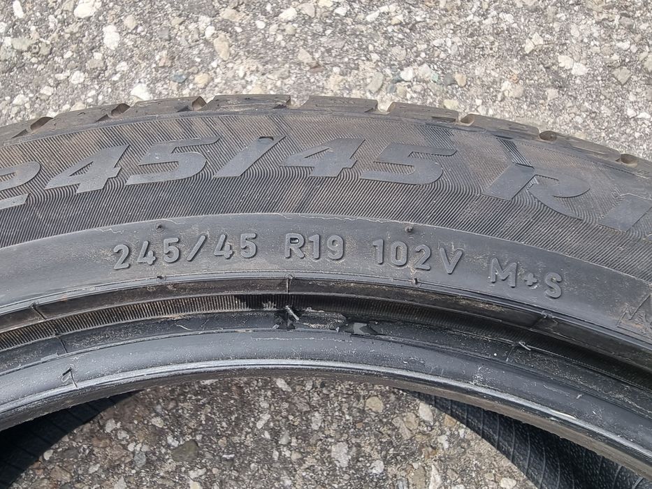 4бр.Зимни Гуми PIRELLI 245x45x19ц.ДОТ2823г.Внос от Германия.