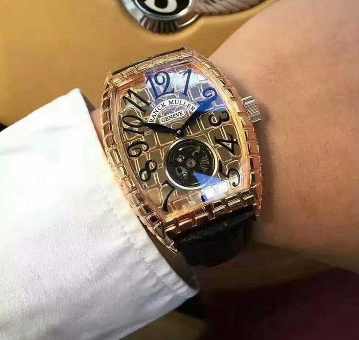 Мъжки часовник Franck Muller Gold Croco 2023 Model