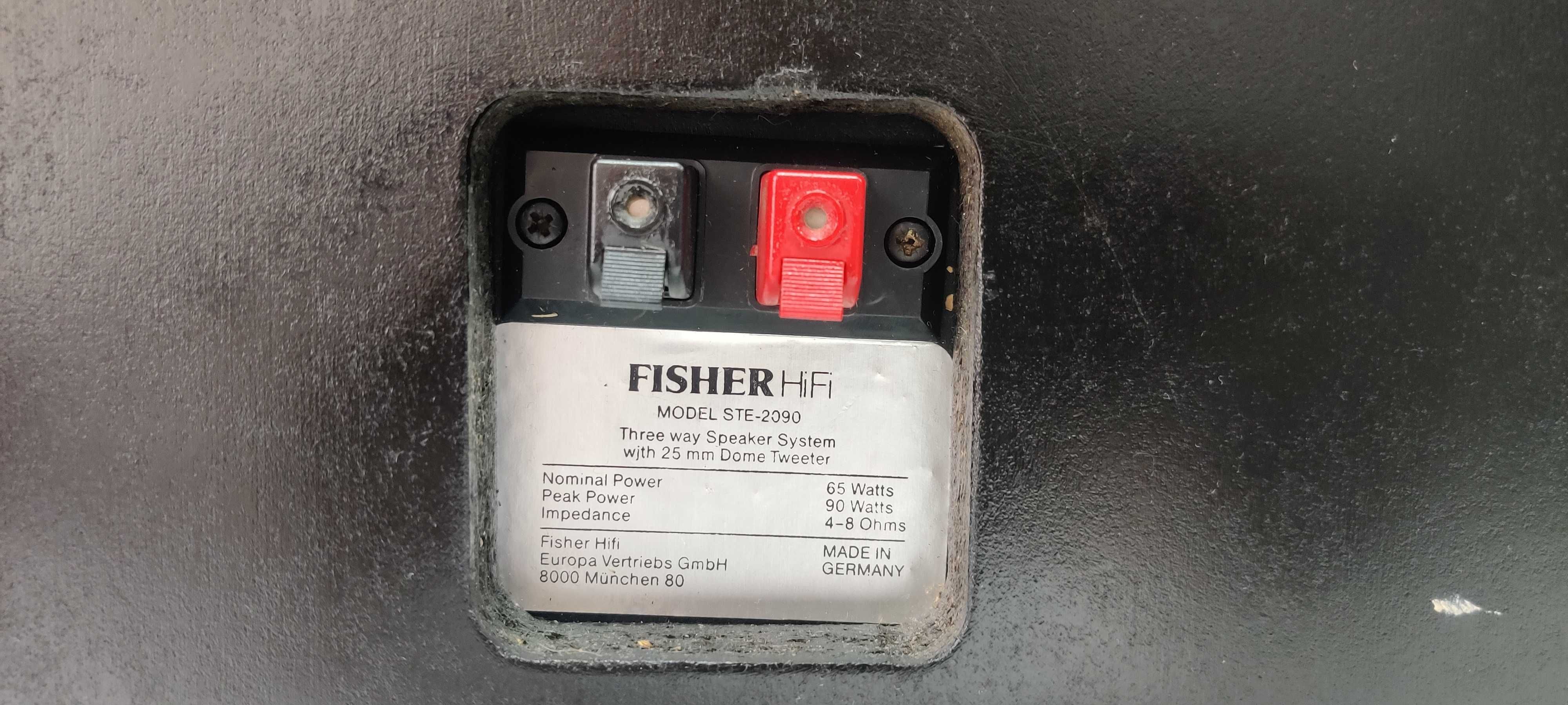 Fisher 2090 muzica 2 cai hartie suspensii intoarse originale muzica