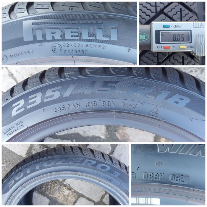 O bucată 235/45 R18 M+S iarnă - una Pirelli Semperit Bridgestone