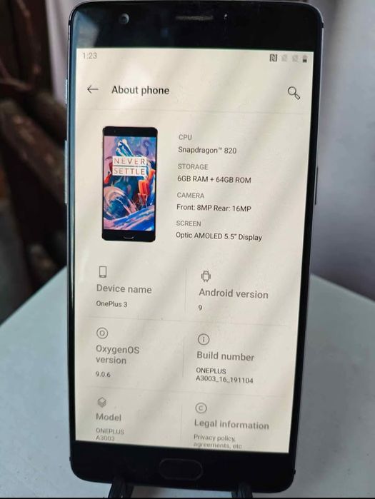 Телефон One plus 3
