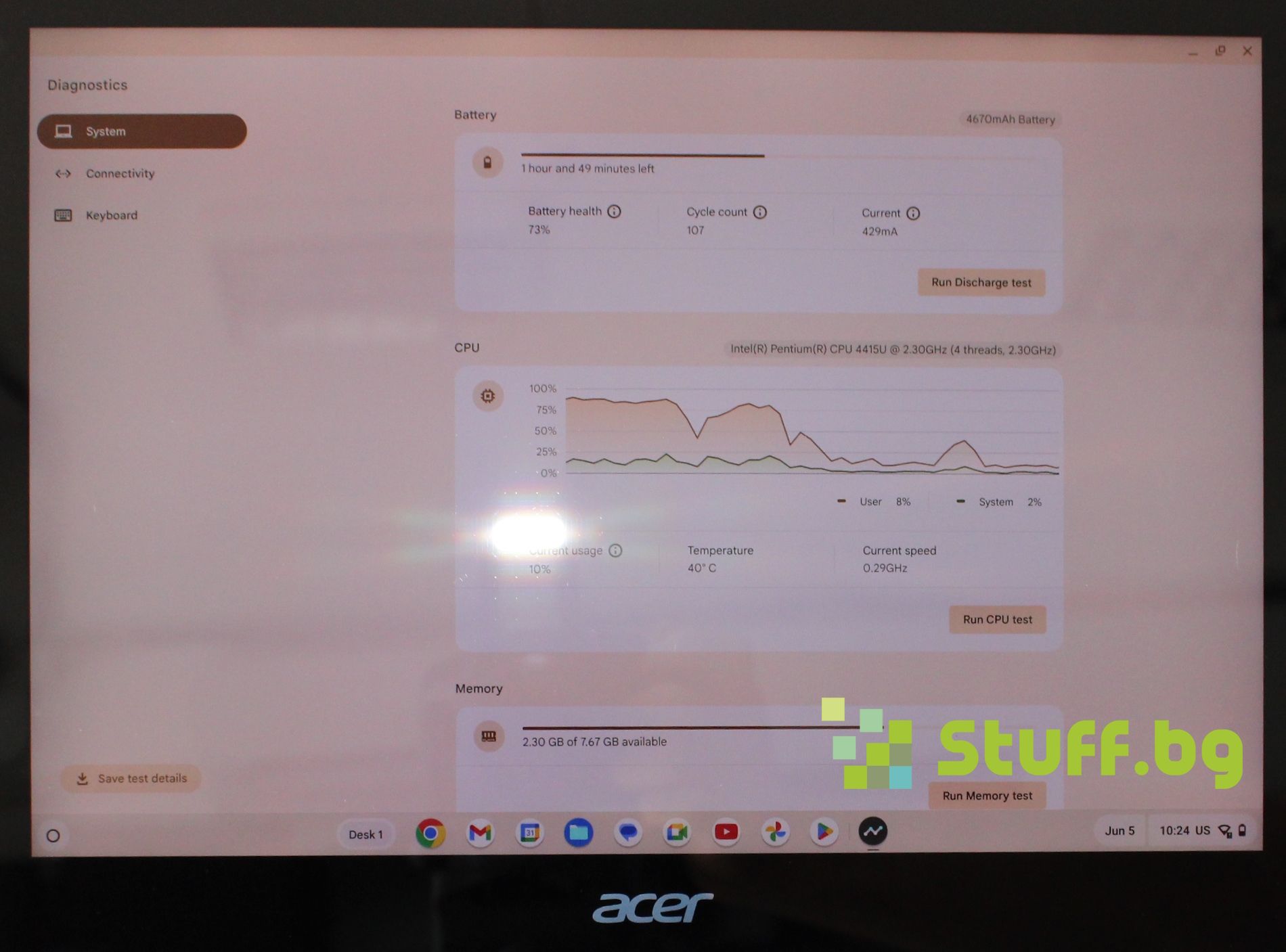 Лаптоп Acer Chromebook Spin 13 N18Q2