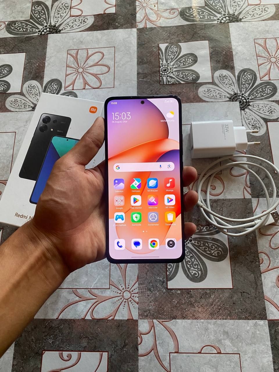 REDMI not 13  (256gb) full karopka dakumet aybi yoql