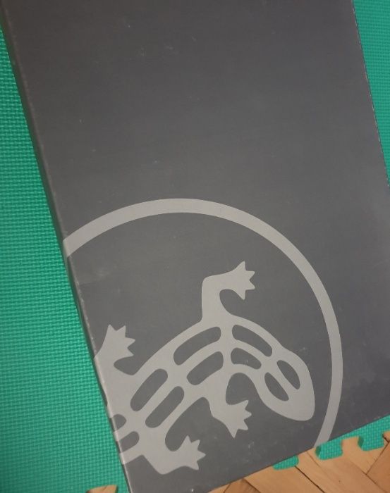 Черни кожени (набук) ботуши Salamander