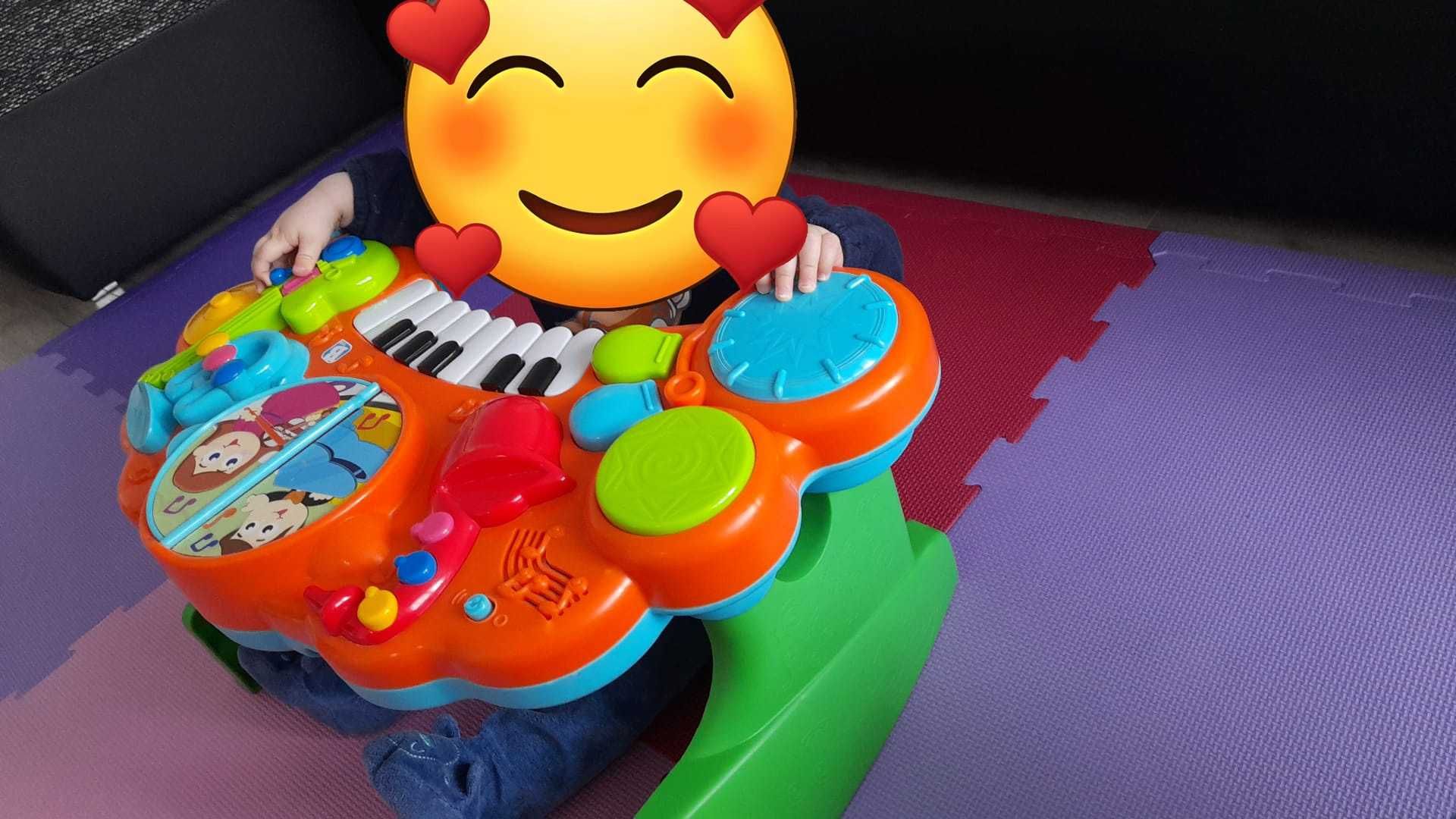 Pian copii B Kids 12-36 luni cu instrumentele + carte muzicala cadou