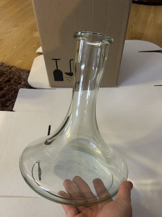 Vas Narghilea Premium - simplu, transparent
