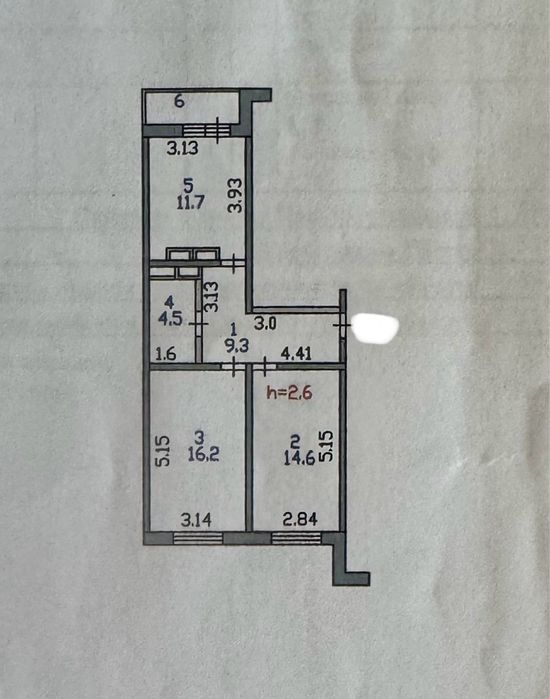 В продаже 2-комнатная в новостройке 2021гп ДСР 10 этаж из 17-ти